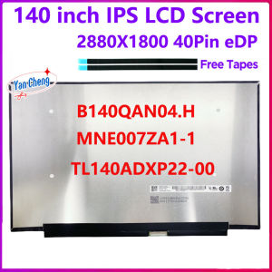 14 inch Laptop LCD Screen TL140ADXP22-00 MNE007ZA1-1 B140QAN04.H For Lenovo Ideapad 5 Pro-14 5D10Z52010 5D11K83637 Display Panel