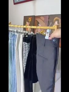 Portable Stainless Steel Laundry Hook Multi Purpose Clip Hanger For Pants Hat Snack Storage