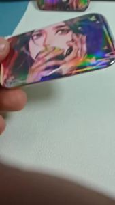 4Pcs/Lot Heavens Blessing Rectangle Badge Tian Guan Ci Fu Hua Cheng and Xie Lian Cartoon Figure Brooch Pin for Backpack Accessories Jewelry Hat Backpack