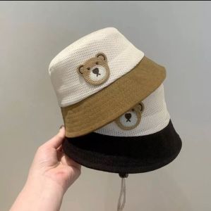 Mũ nón bucket chống nắng hóa tiết gấu nâu dễ thương hottrend cho bé