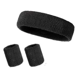 3pcs/set Sports Sweat Resistant Headband Exercise Yoga Golf Basketball Wristband Portable Universal