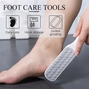Stainless Steel Foot File Stainless Steel Spa Pedicure Callus Remover Foot Care Rasp File with Plastic Handle
