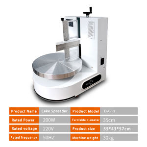 JD JINDIN Cake Making Machine Automatic cake turntable Birthday Cake Cream Machine Spatula Smoothing Machine