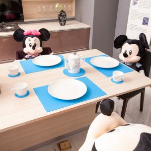 Liflicon Silicone Cup Mat Coaster - 4X Combo Set