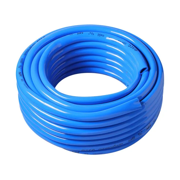 HomePro สายยาง PVC เด้ง SCG 5/8 นิ้ว 20 ม. สีน้ำเงิน
