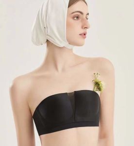Lenna Lingerie New Style Fixed Cup Non Run Position Invisible Adjustable Bra Women Seamless Ice silk Wireless Bra