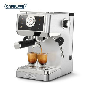 Cafelffe 58mm Espresso Machine 20 Bar with Grinder Professional Espresso Maker with 35 Precise Grind Settings Burr Coffee Grinders Combos Super-Automatic Espresso Machines Gift for Coffee Lover