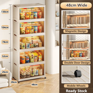 gooreestyle Foldable Cabinet for Kitchen Durabox Bedroom Drawer Cabinet Plastic Wardrobe Storage Box