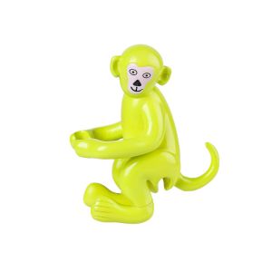 TIMES LORD Anti Fall Monkey Plant Stand Hanging Cartoon Monkey Flower Pot Hugger Creative Silicone Plant Climbing Plant Supports Garden