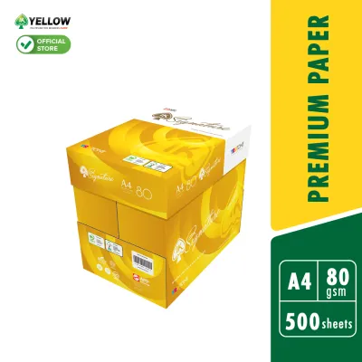 IK Signature 500s 80gsm A4 paper 1 Carton box (5 Reams) (500 sheets/ream)