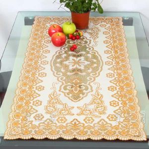 Khăn Trải Bàn Hoa Văn Dập Nổi Sang Trọng Tấm Trải Lót Bàn Kính Nổi Bật