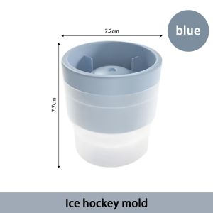 lce Ball Maker Mold Spherical lce Cube Mould Cold Drinks Quick Freezer 6cm Big Ice Hockey Ball大冰球模具
