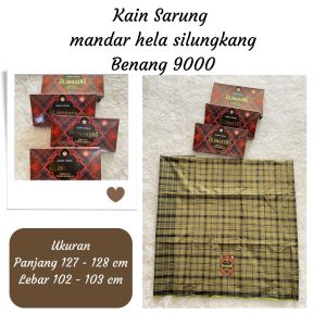 Sarung Pengantin Mandar Hela Lopi Benang 4000 - Sarung Hela Lopi Original / P N