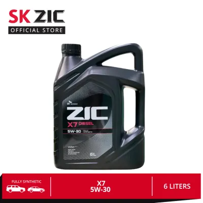 SK ZIC X7 DIESEL 5W-30 6 Liters | Fully Synthetic Engine Oil