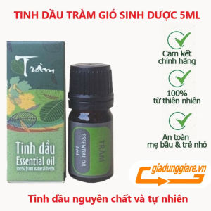 Tinh Dầu Sinh Dược 100% nguyên chất Tràm gió Sả Chanh (05ml) sát khuẩn khử mùi đuổi muỗi thơm phòng - giadunggiare.vn