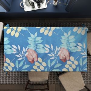 Taplak meja makan Alas meja ruang tamu persegi panjang motif LP