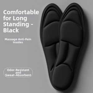DISKAS Breathable 5D Memory Insoles Massage Soft Men Women Insoles Comfortable Arch Support Shock-Absorbing Insoles for Feet Care