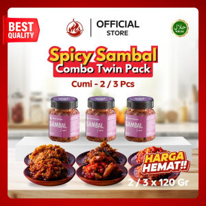 Spicy Sambal - Paket Combo Twin - 2/3 Pcs x 120 Gr