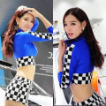 Racing Car Model Costume Racing Car Cheerleading Costume. 