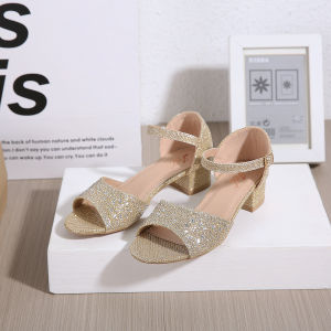 Moys Faye PU Leather Low Heeled Sandals for Women