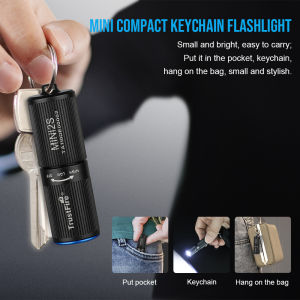 Trustfire Mini2s Mini Rechargeable Lamp 220 Lumen Edc Keychain Work Light 2 Mode Ipx8 Portable Led Flashlights With Usb Charging