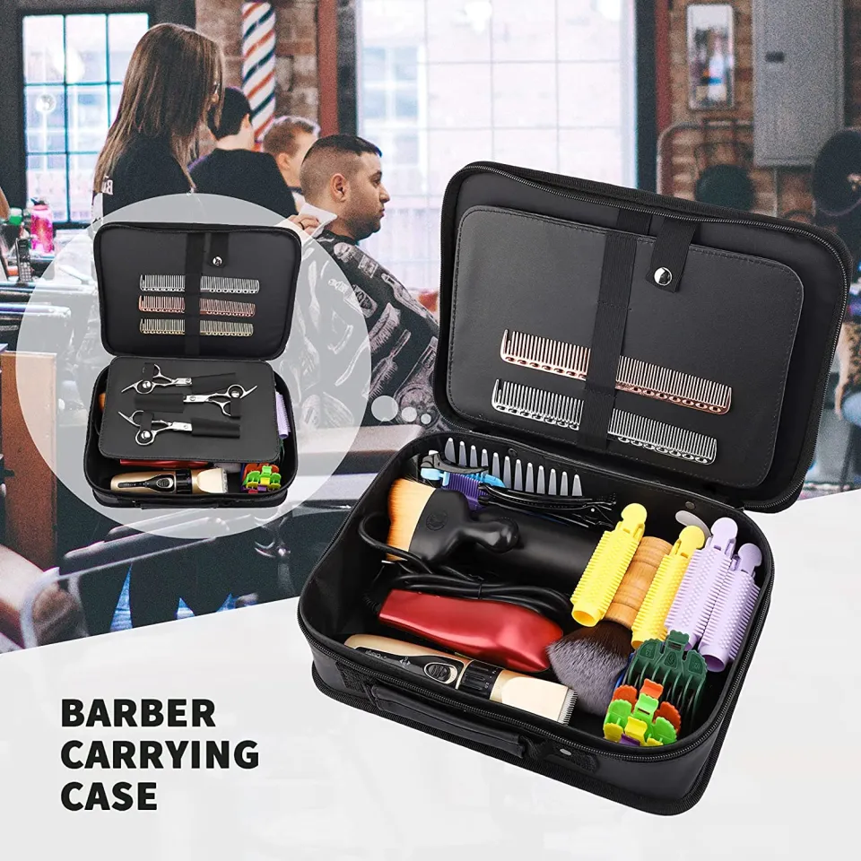Haridresser Tools Bag Barber Haircut Scissor Bag Multi-Function Storage  Organizer Clippers Combs Hair Styling Accessories Case