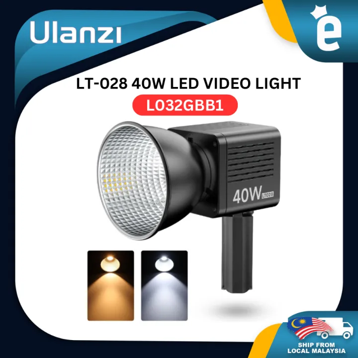 Ulanzi LT028 40W 2500K-6000K Bi-Color LED Video Light, Portable Continuous Studio Light with Handheld Tripod Ulanzi LT-028