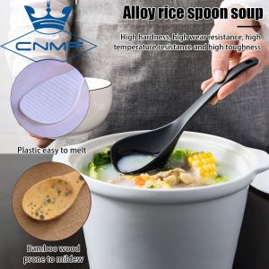 Muỗng Súp Hợp Kim Xẻng Gạo Chịu Nhiệt Độ Cao Tay Cầm Dài Muỗng Gạo