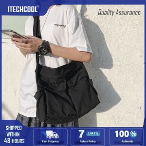 Women Canvas Shoulder Bag with Spacious Interior and Stylish Design for Daily Commutes