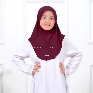 Hijab Bergo Hamidah Jersey Alika Jilbab Sekolah Pinguin Anak Kerudung Geblus Anak By Kalishaofficial