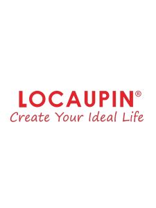 LOCAUPIN Round Food Container with Five Removable Compartments Transparent Kitchen Food Storage Dispenser with Lid