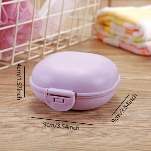 【Local Shipping】COD Double Compartment Soap Box With Lid Waterproof Lastic Sealed Soap Box Travel