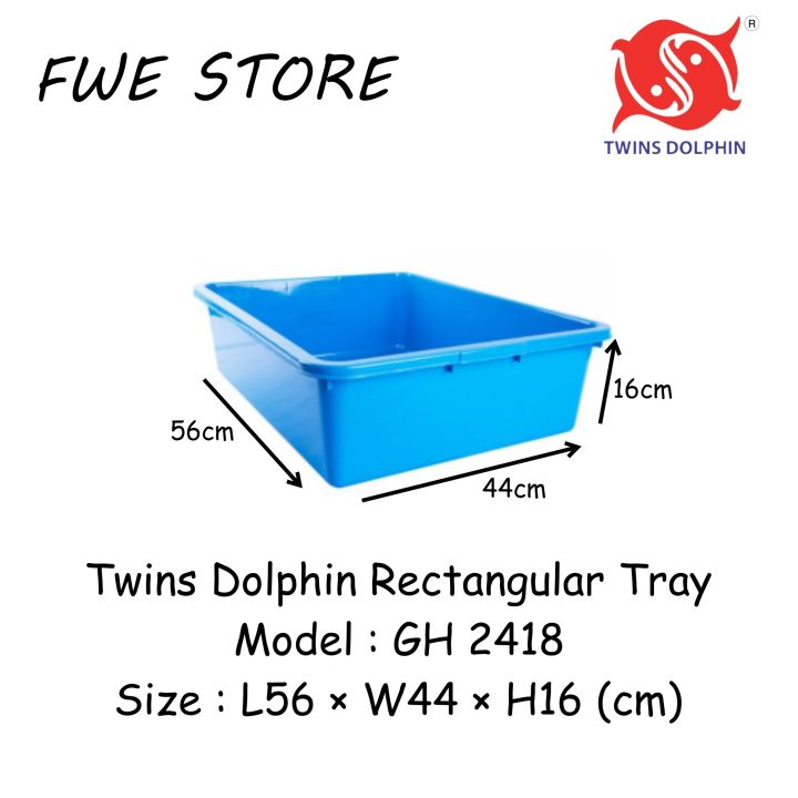 Twins Dolphin 1pcs Rectangular Tray / Multipurpose Tray GH 2418 多用途托盘 ...