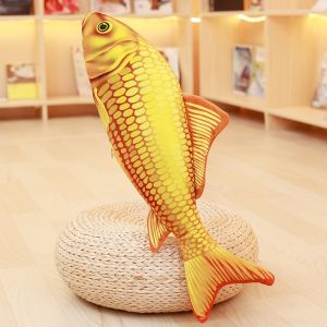 Cute Realistic Koi Fish Plush Pillow Toy Year Year Surplus Fish DollToySupplies
