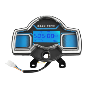 เครื่องวัดจักรยานสามล้อไฟฟ้า LCD 48V 60V 72Vอเนกประสงค์จอแสดงผลกันน้ำพร้อมการตรวจสอบระยะทางด้วยความเร็ว