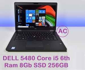 Laptop Dell Latitude E5480/ E5470 Core i5 6200U - Ram 8Gb - SSD 256Gb - Intel HD Graphics 520 - Màn 14” HD