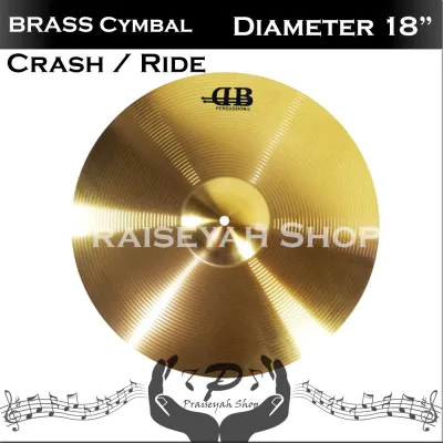 Cymbal Drum Brass 20 18 16 14 HiHat Crash Ride DB Percussion