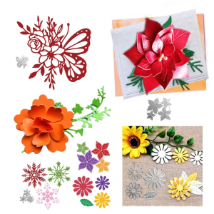 Metal Die Cuts Flower Cutting Dies Stencils DIY Cutting Template for Scrapbook Album Paper Embossing Crafts Decor
