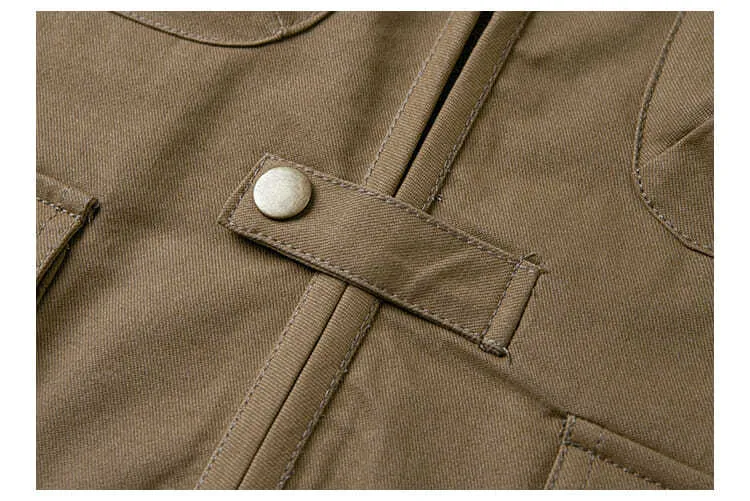 chaleko vest for men khaki jacket for men multi pocket vest cargo vest  korean style outdoor vest men's korea men waistcoat