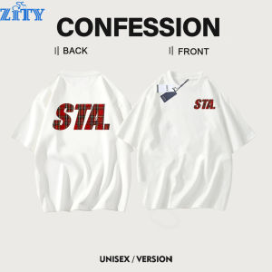 ⚡พร้อมสต็อก⚡ZITY ความเรียบง่าย เสื้อยืดคอกลม ผ้าฝ้ายแท้ สะดวกสบายและระบายอากาศ การดูดซับเหงื่อ PODZF035