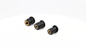 PL Rubber Well Nuts Universal Windshield Screws Motorcycle Windscreen Fastener For Honda Motorbike Off-road 4/5/6mm Metric Wellnut Blind Fastener Fairing Cowl Fastener M4/M5/M6