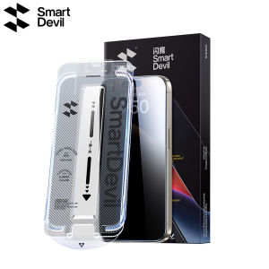 【Seconds installation】SmartDevil Screen Protector for iPhone 15 Pro Max iPhone 14 Pro Max 15 Plus iPhone 13 Pro Max 12 Pro Max iPhone 11 Pro max iPhone X XS XSMAX XR 16e Dust-Proof Privacy Corning Glass Film Full Cover Clear Anti-fingerprint
