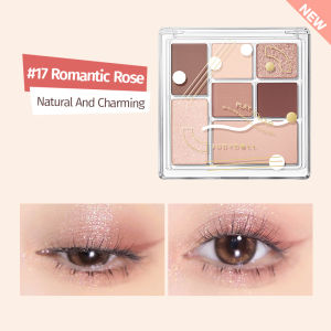 Judydoll 7-in-one Eye Shadow Palettes Highlighter Contour Makeup Glitter Matte Colour Perfect and Exquisite Makeup Multi-purpose Palette