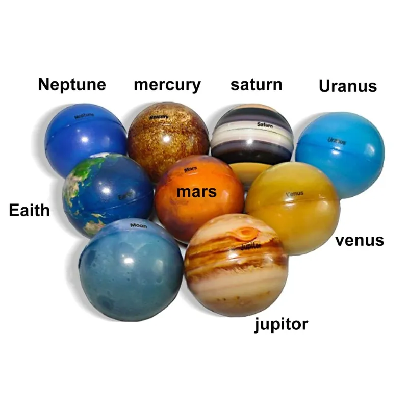 Pcs Solar System Planet Balls Stress Relief Educational Toys