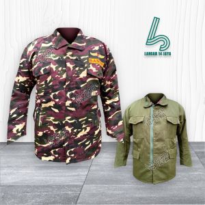 Jaket loreng malvinas model BB (Bolak Balik) Jaket loreng Tentara / Jaket parka  / jaket loreng malvinas / Jaket Banser Anti Air
