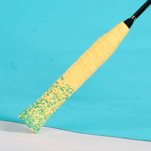 PLLEWY Anti-slip Badminton Handle Wrap Tape Sweat-Absorbent Shock-Absorbing Fishing Rods Band Durable Wear-resistant Tennis Racket Grip Tape Outdoor Sports