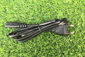 ปลั๊กไฟ (ราคาต่อแพ็คจำนวน 1 เส้น ) สายปลั๊กไฟ 2 ขากลม 300/500V ขนาดสายยาว 1 เมตร สินค้ามาตรฐาน