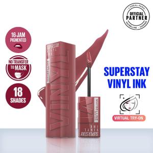 MAYBELLINE Superstay Vinyl Ink/lipstik matte/liptstik tahan lama/lipstik tahan air/lipstik waterproof