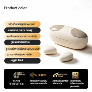 2025 ใหม่บลูทูธ 5.3 หูฟังลดเสียงรบกวนการนอนหลับลึกไร้สายในหูเหมาะสำหรับหูฟัง Apple ไร้สายบลูทูธแบตเตอรี่สูง tws วัสดุซิลิโคนเหลวที่เหมาะกับผิวสวมใส่สบายไม่มีเสียงรั่ว อายุการใช้งานแบตเตอรี่ 48 ชั่วโมงขนาดกะทัดรัดและพกพาได้