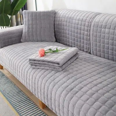 Thân thiện với da bọc ghế sofa 1/2/3/4/chỗ ngồi & L Hình dạng cắt bọc ghế tay vịn tựa lưng Bìa Bọc ghế sofa vải to sợi kết hợp chống trượt bọc ghế sofa rửa Bọc ghế sofa bằng vải bông Bọc ghế sofa